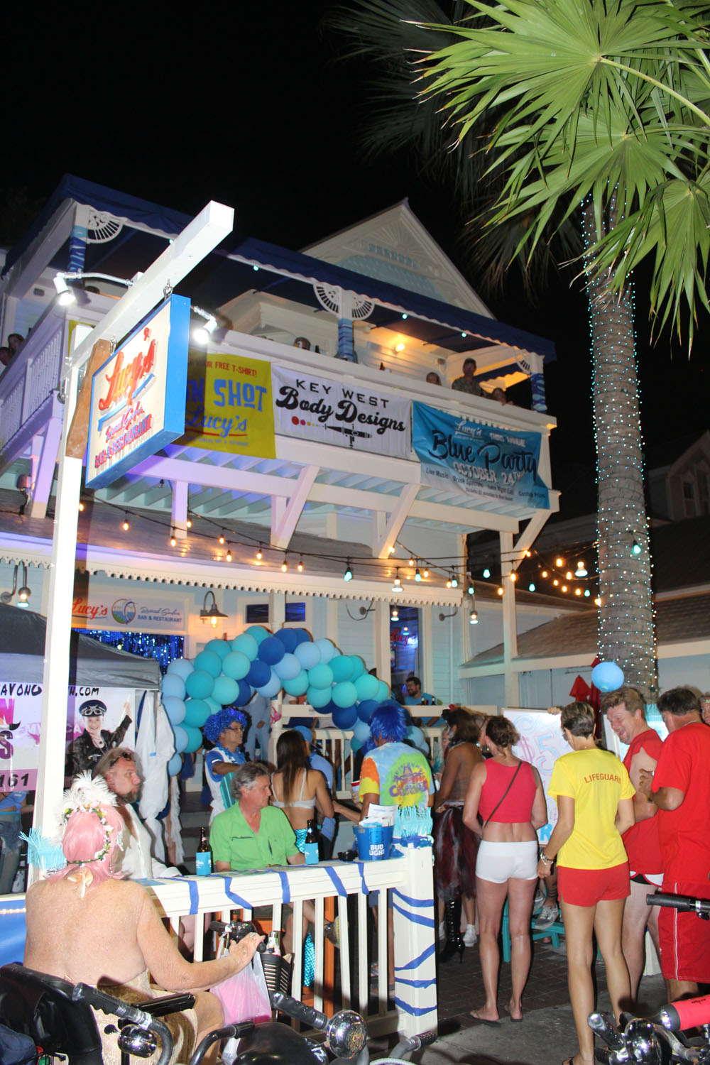 Lucys Blue Party 2018 photo - Duval Street, Key West